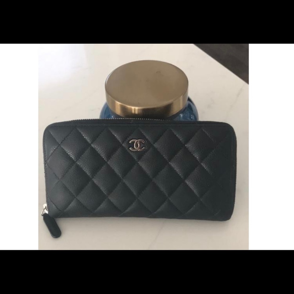 Chanel Zip Around Wallet